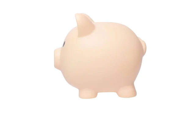 Piggy Bank White Background Clipping Path — Stock Photo, Image