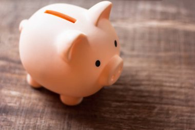 Arka planda kumbara var. Finans ve Yatırım İçeriği