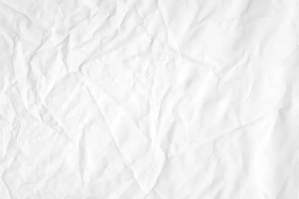 Weißer Stoff Hintergrund Weich Zerknittert Stoffmuster Und Oberfläche — Stockfoto