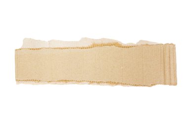 yırtık kağıt beyaz arkaplanda izole edildi, kırpma yolu