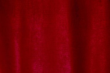 Kırmızı bez arka plan yumuşak kırışık kumaş desen ve yüzey