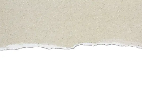 Beyaz arkaplan üzerindeki yırtık kağıt, kırpma yolu