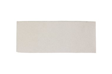 Beyaz arkaplan üzerindeki yırtık kağıt, kırpma yolu