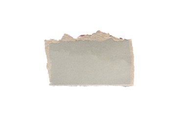 Parçalanmış eski eski kağıt beyaz arkaplanda izole edilmiş, kırpma yolları