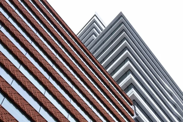 미니멀리즘 기하학적 모양을 건물들의 — 스톡 사진