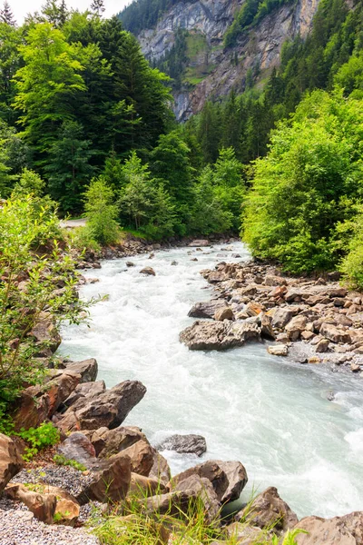 View Kander River Switzerland — ストック写真