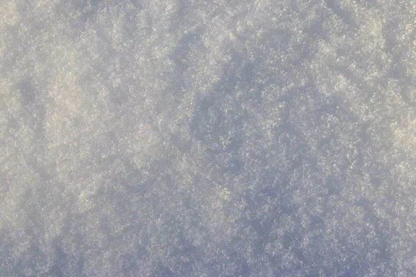 Texture Neige Blanche Fond Hiver — Photo