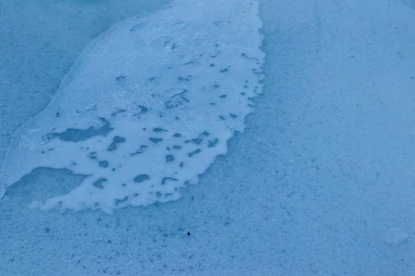 Beschaffenheit Der Eisfläche Winterlicher Hintergrund — Stockfoto