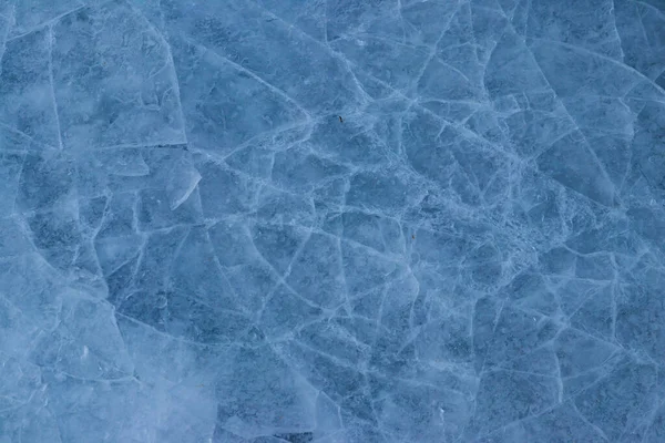 割れた氷の質感 冬の背景 — ストック写真