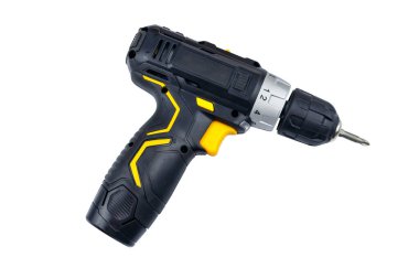 Beyaz arka plan üzerinde izole Akülü tornavida