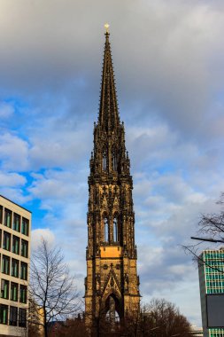 Hamburg, Almanya 'daki St. Nicholas Kilisesi
