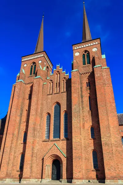 Catedral Roskilde Dinamarca Património Mundial Unesco — Fotografia de Stock