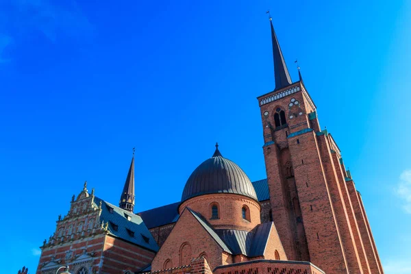 丹麦的Roskilde大教堂 教科文组织世界遗产场址 — 图库照片
