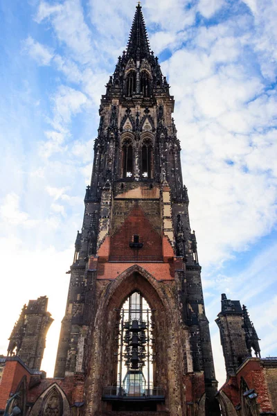 Nikolaikirche Hamburg Deutschland — Stockfoto