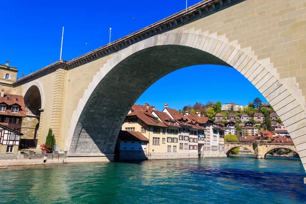 Bridge Aare River Historical Old Town Bern Switzerland — Stock Photo, Image