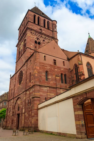 Церковь Томаса Страсбурге Франция — стоковое фото
