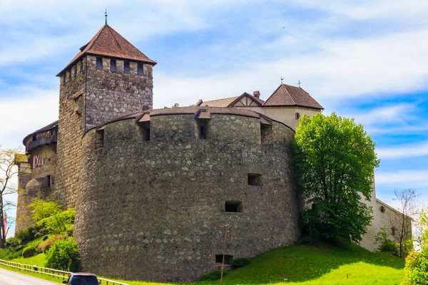 Medeltida Slott Vaduz Liechtenstein Europa — Stockfoto