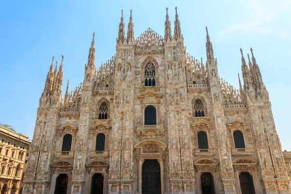Milan Katedrali Talyanca Metropolitan Cathedral Basilica Talya Nın Başkenti Milano — Stok fotoğraf