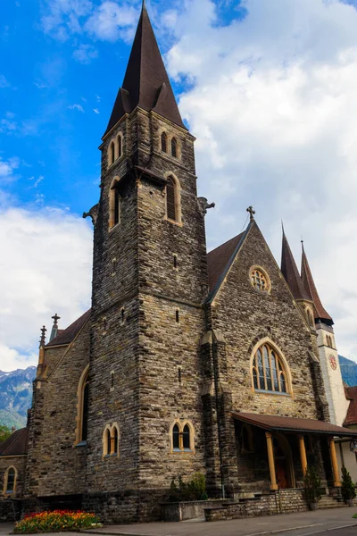 stock image Catholic Church of St. Joseph in Interlaken, Switzerland