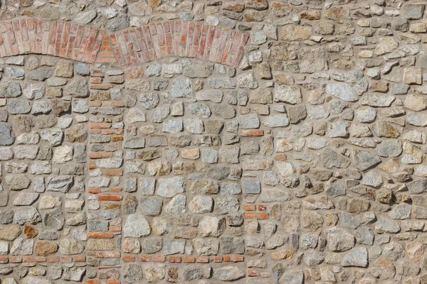 Ιστορικό Του Παλαιού Πέτρινου Τοίχου — Φωτογραφία Αρχείου