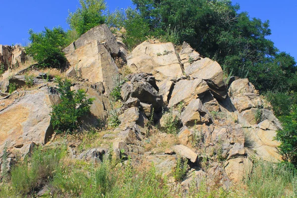 Blick Auf Die Felsen — Stockfoto