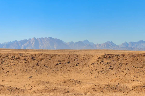View Arabian Desert Mountain Range Red Sea Hills Egypt — Stock Photo, Image