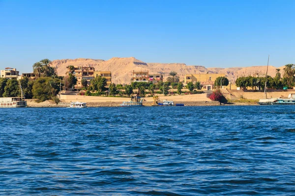 View Nile River Luxor Egypt — Stock Photo, Image