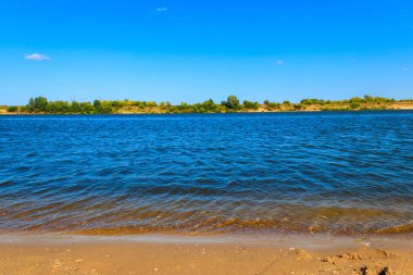 Rusya 'daki Oka Nehri manzarası