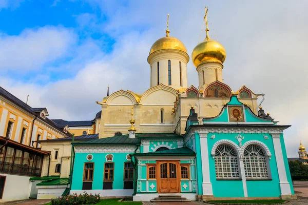 stock image Trinity Cathedral of Trinity Lavra of St. Sergius in Sergiev Posad, Russia