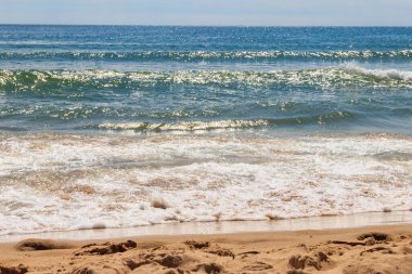 Bulgaristan 'daki fırtınalı Karadeniz manzarası