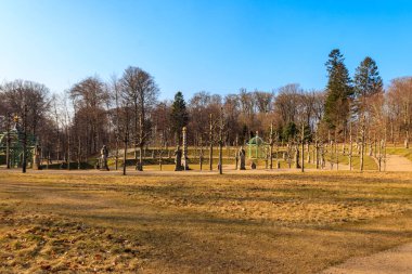 Danimarka 'daki Fredensborg Sarayı' nın sarayındaki İskandinav Vadisi.