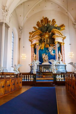 Danimarka, Kopenhag 'daki Kurtarıcımızın Kilisesi' nin İçi