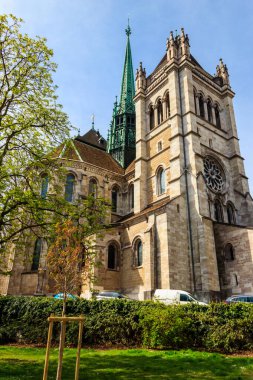 İsviçre Cenevre 'deki Aziz Peter Katedrali