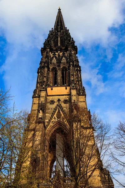 Hamburg Almanya Daki Nicholas Kilisesi — Stok fotoğraf