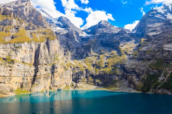 Вид Озеро Офедзее Офедзее Швейцарские Альпы Вблизи Кестега Бернской Земле — стоковое фото