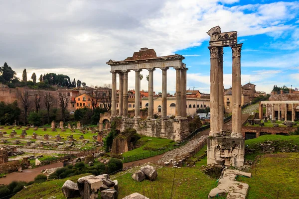 Ruïnes Van Het Romeinse Forum Rome Italië — Stockfoto