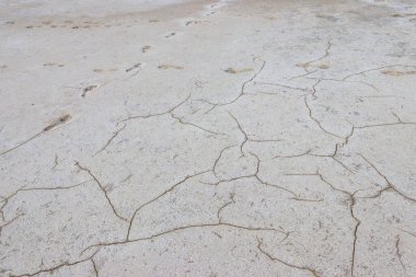 Doğal tuz kristal dokusu, makro, yakın plan. Tuzlu göl arka planı