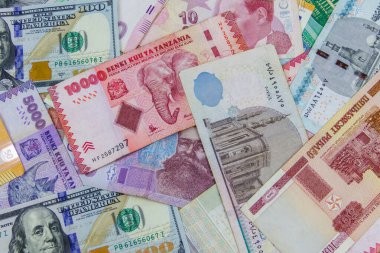 Farklı ülkelerden para birimlerinin iş geçmişi