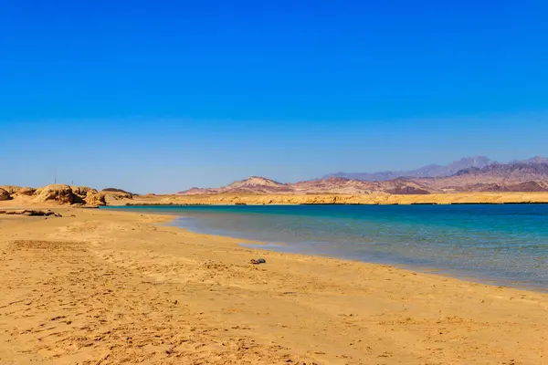 Beautiful lake in Ras Mohammed national park, Sinai peninsula in Egypt