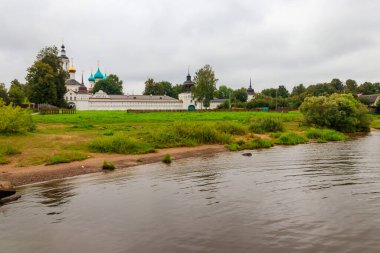 Yaroslavl, Rusya 'daki Vvedensky Tolga manastırı. Rusya 'nın altın yüzüğü
