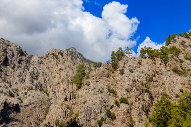 Türkiye 'nin Antalya ilindeki Taurus dağlarının manzarası