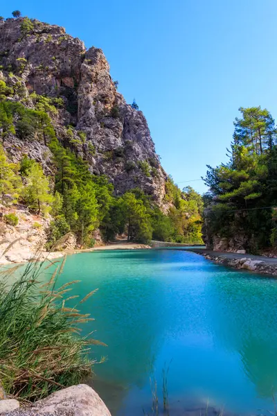 Antalya ilinin Goynuk kanyonu manzarası