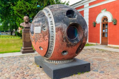 St. Petersburg, Rusya 'daki Peter ve Paul kalesine topoğrafik uydu 