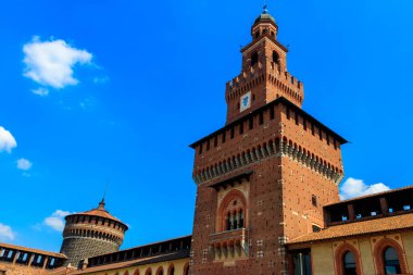 Sforza Kalesi (castello sforzesco) Milano, İtalya