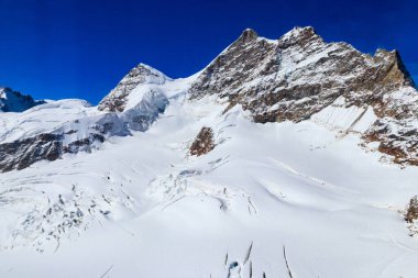 Jungfrau manzarası, Avrupa 'nın tepesi, Bernese Oberland, İsviçre
