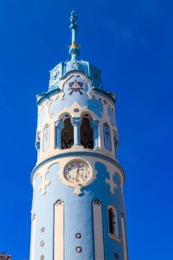 Mavi Kilise veya St. Elizabeth Kilisesi veya Bratislava, Slovakya 'daki Modry Kostolik