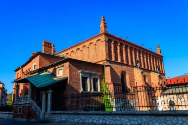 Tarihi Yahudi Kazimierz bölgesindeki Eski Sinagog, Krakow, Polonya