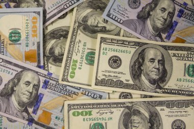 Yüz dolarlık banknotların arkaplanı