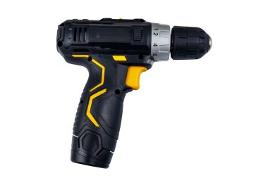 Beyaz arka plan üzerinde izole Akülü tornavida