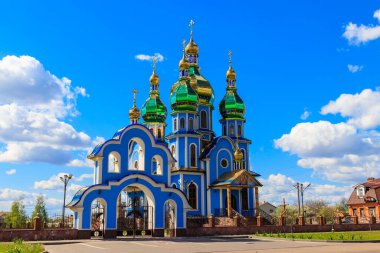Cathedral of St. Vladimir in Pereyaslav, Ukraine clipart